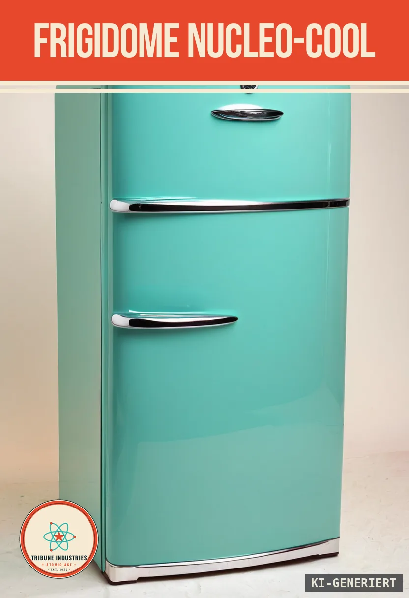 Frigidome Nucleo-Cool — Werbebild im Stil der 1950er