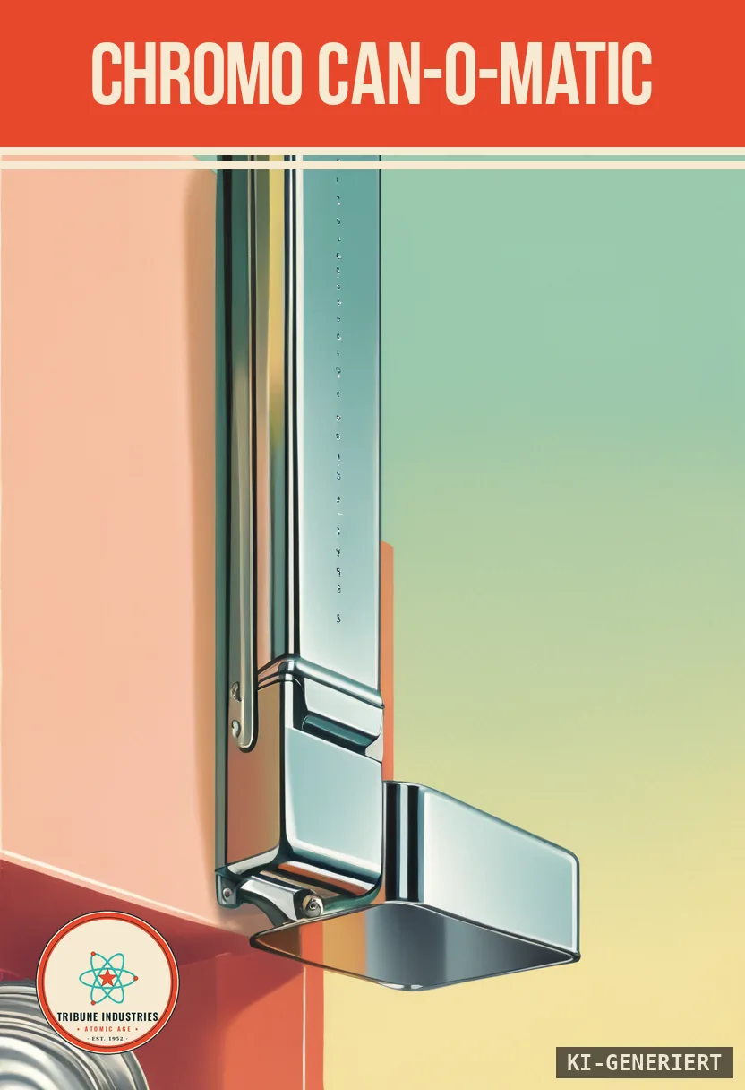 Chromo Can-O-Matic — Werbebild im Stil der 1950er