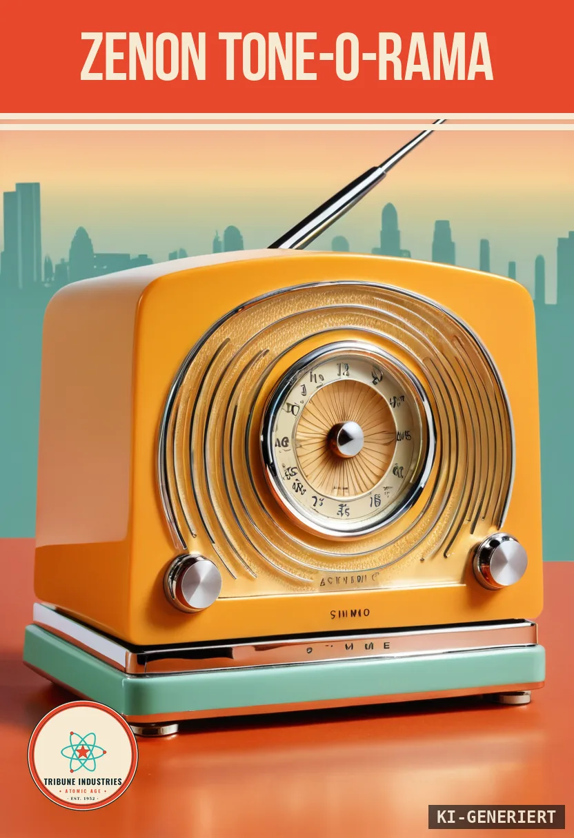 Zenon Tone-O-Rama — Werbebild im Stil der 1950er