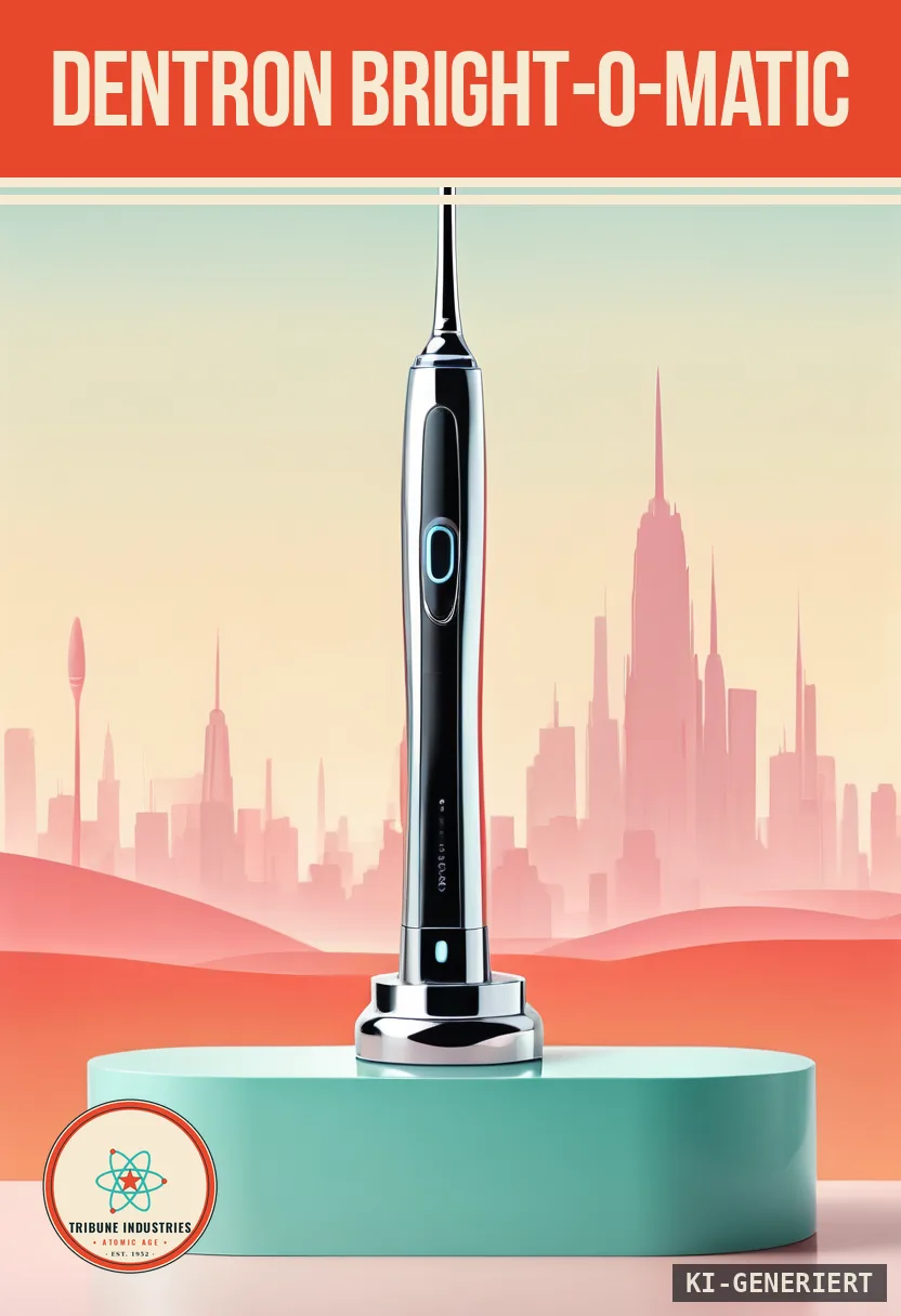 Dentron Bright-O-Matic — Werbebild im Stil der 1950er