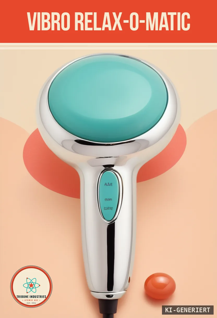 Vibro Relax-O-Matic — Werbebild im Stil der 1950er