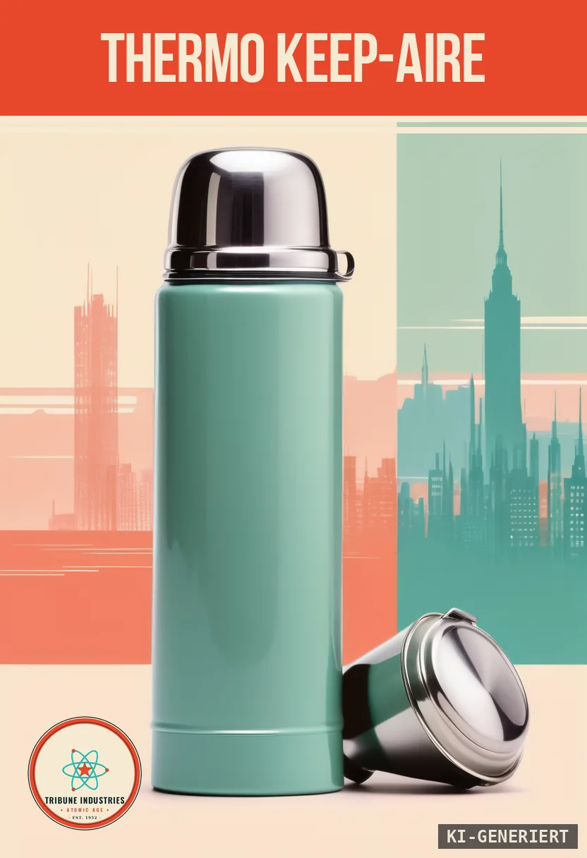 Thermo Keep-Aire — Werbebild im Stil der 1950er