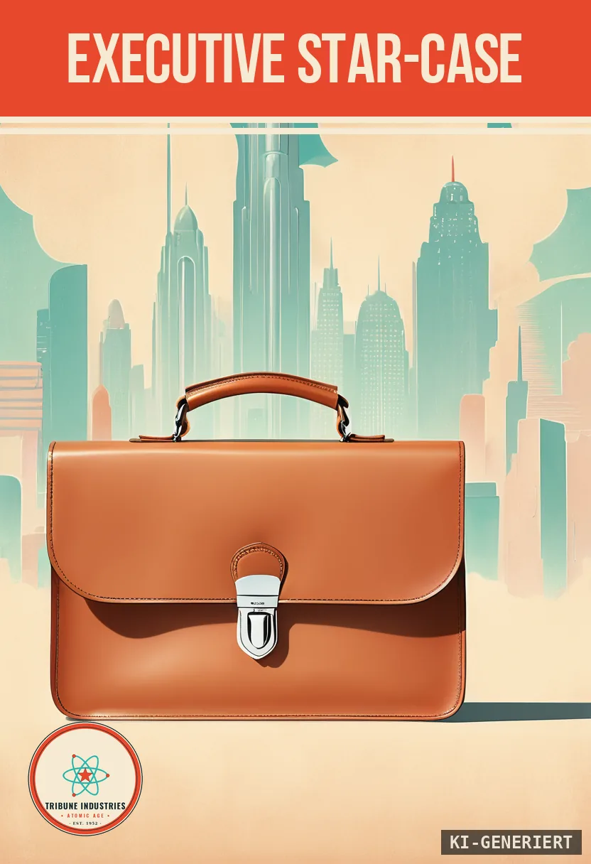 Executive Star-Case — Werbebild im Stil der 1950er